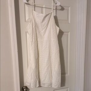 Elegant White Lace Dress